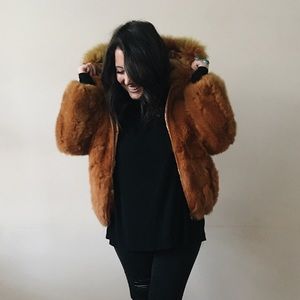 Vintage Genuine (Rabbit) Fur Jacket